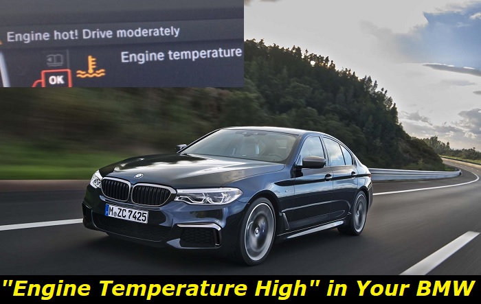 engine temperature high bmw